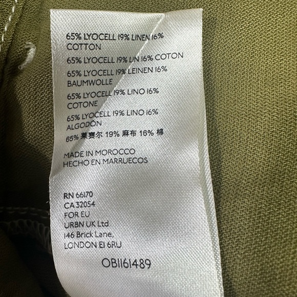 Anthropologie Jackson Tapered Utility Pants Size US 8P Green Joggers - Picture 11 of 13